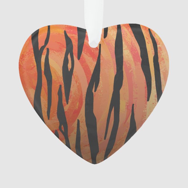 Tiger chaud orange et noir (devant)