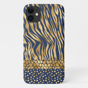 Tiger Chic Gold Chic Coque-Mate coque iphone éléga
