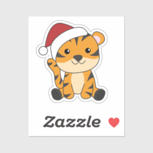 Tiger Christmas Snow Winter Animals Tiger