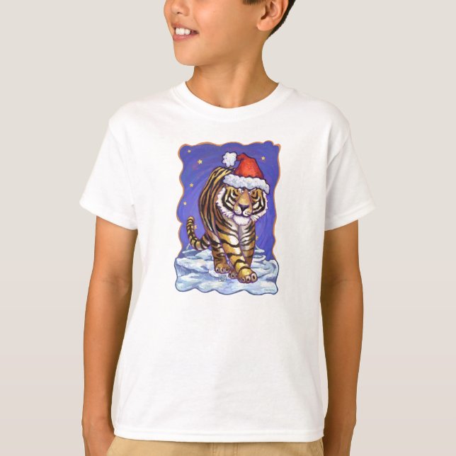Tiger Christmas T-Shirt (Front)