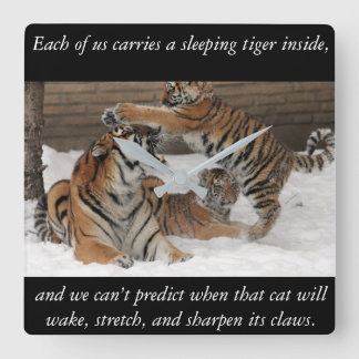 Tiger clock