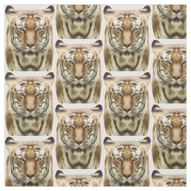 Tiger Close-Up fabric (Swatch)