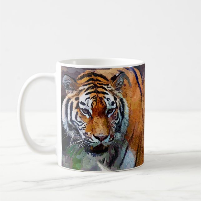 Tiger Coffee Mug (Left)