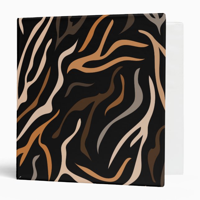  Tiger Colour Pattern Animal     Binder (Front/Inside)