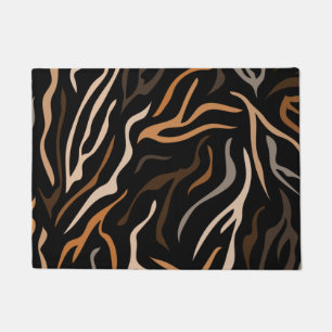 Tiger Colour Pattern Animal Doormat