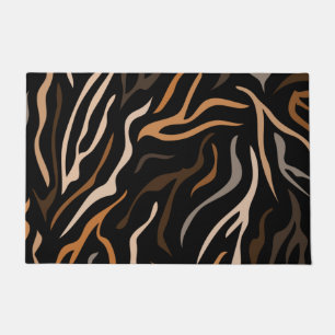 Tiger Colour Pattern Animal   Doormat