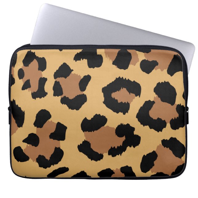 Tiger Colour Pattern Animal Lover    Laptop Sleeve (Front)