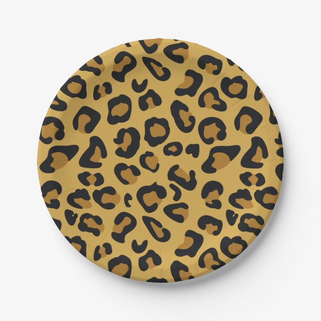 Tiger Colour Pattern Animal Lover                  Paper Plate (Front)