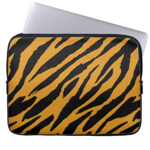 Tiger Colour Pattern Animals Lover Laptop Sleeve