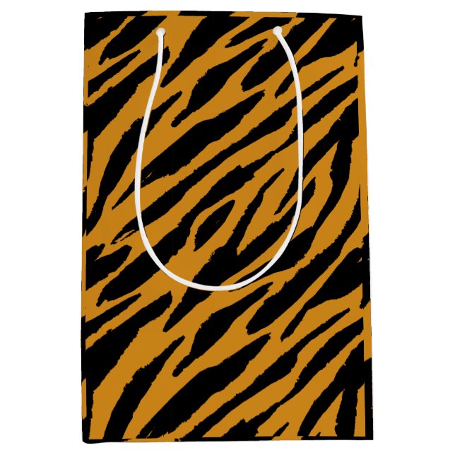 Tiger Colour Pattern Animals Lover      Medium Gift Bag (Front)