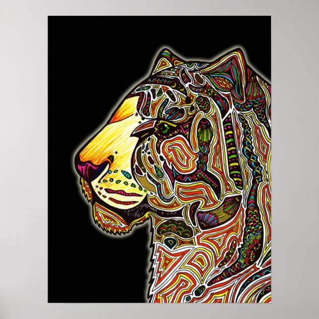 Tiger Colour Poster (Front)