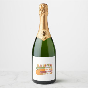 Tiger Country Pumpkin Sparkling Wine Label