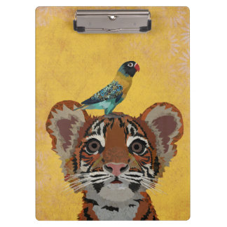 TIGER CUB & BIRD CLIPBOARD