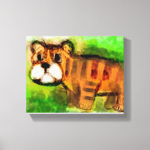 Tiger Cub Canvas Print