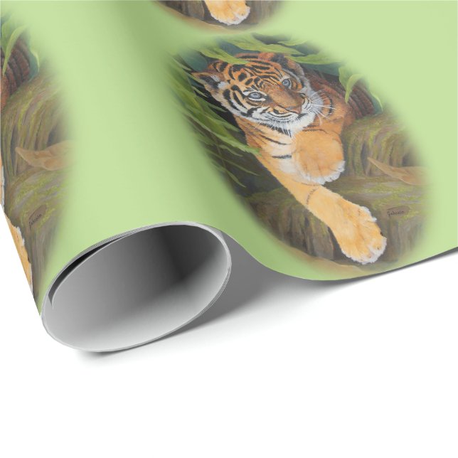 Tiger Cub Matte Wrapping Paper, 30" x 6' Paper (Roll Corner)