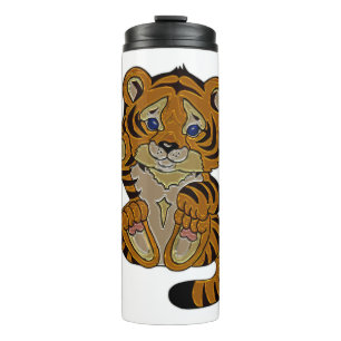 Tiger cub thermal tumbler