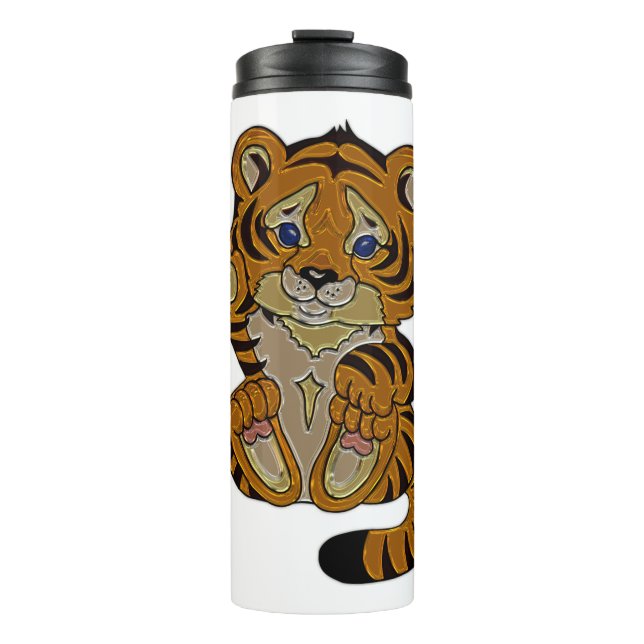 Tiger cub thermal tumbler (Front)