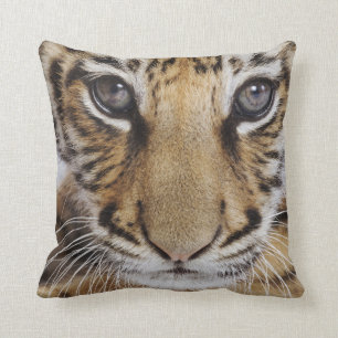 Tiger Cub Throw Pillow