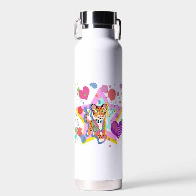 Tiger Cub Water Bottle (Front)