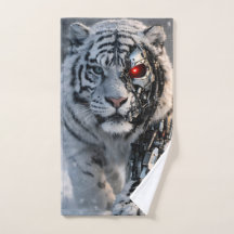 Tiger cybernetic wildlife sci-fi art