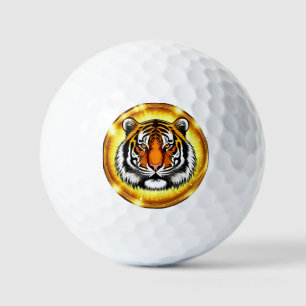 🐅 Tiger Design For Powerful Style Golf Balls