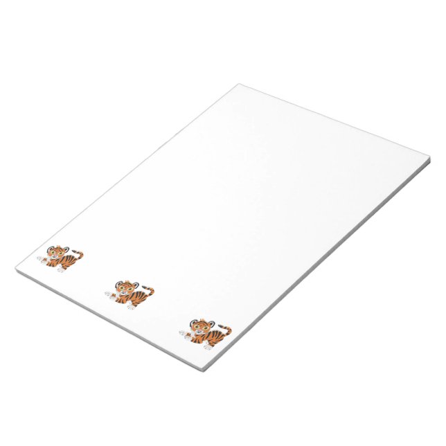 Tiger Design Notepad (Angled)