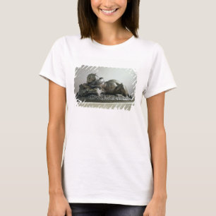 Tiger devouring an alligator, 1832 (bronze) T-Shirt