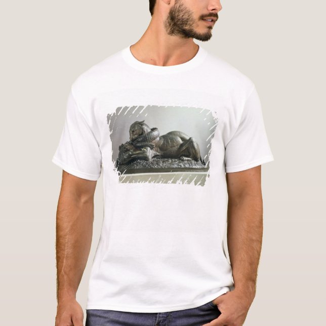 Tiger devouring an alligator, 1832 (bronze) T-Shirt (Front)