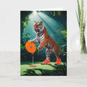 Tiger Disc Golfer Card