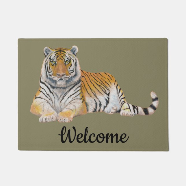Tiger Doormat (Front)