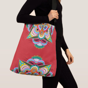 Tiger Dragon Mandala Crossbody Bag (2 Sizes)