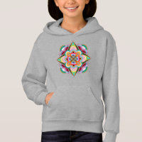 Tiger Dragon Mandala Kids Pullover Sweat - shirt à