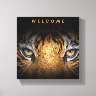 Tiger en toile