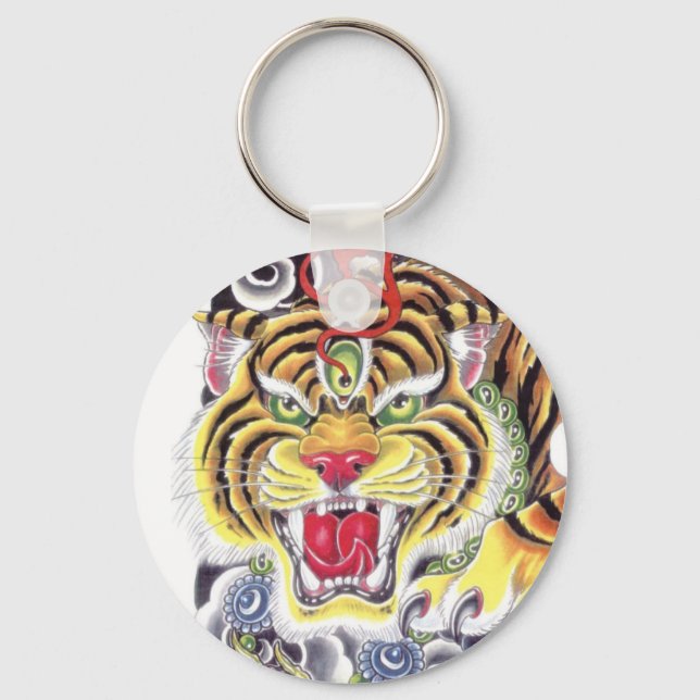 Tiger Eye Keychain (Front)