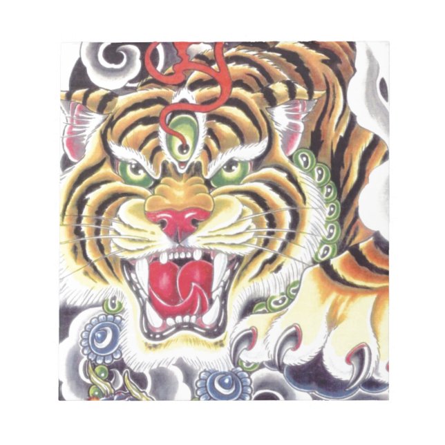 Tiger Eye Notepad (Front)