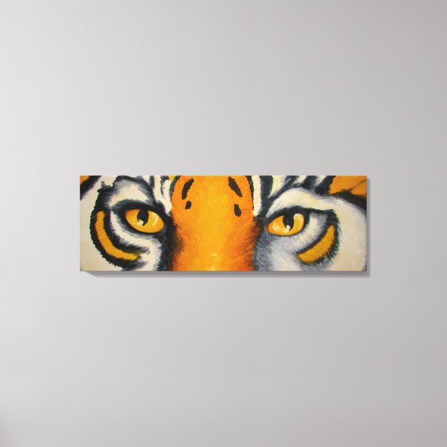 Tiger Eyes Canvas Print (Front)