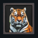 Tiger Eyes Inspirational Jewelry Box<br><div class="desc">Freedom & Courage Motivational Images - Tiger Eyes Wild Animal Art Photography</div>