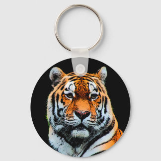 Tiger Eyes Inspirational Keychain