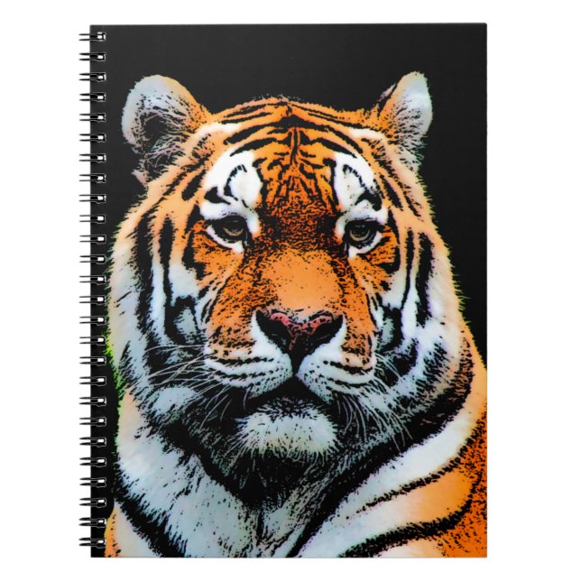Tiger Eyes Inspirational Notebook (Front)