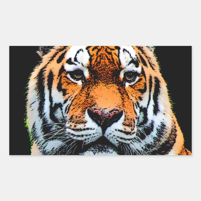 Tiger Eyes Inspirational Sticker (Front)