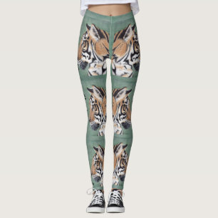Tiger Eyes Legging Personalize NAME Original Art