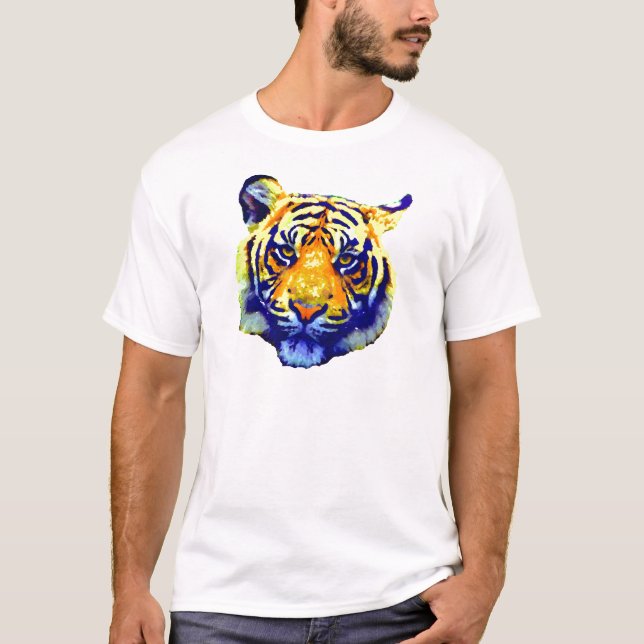 Tiger Eyes Pop Art T-Shirt (Front)