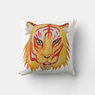 Tiger Face Art Cushion