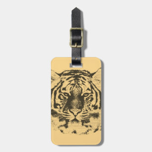 Tiger Face Close-Up 2 Luggage Tag
