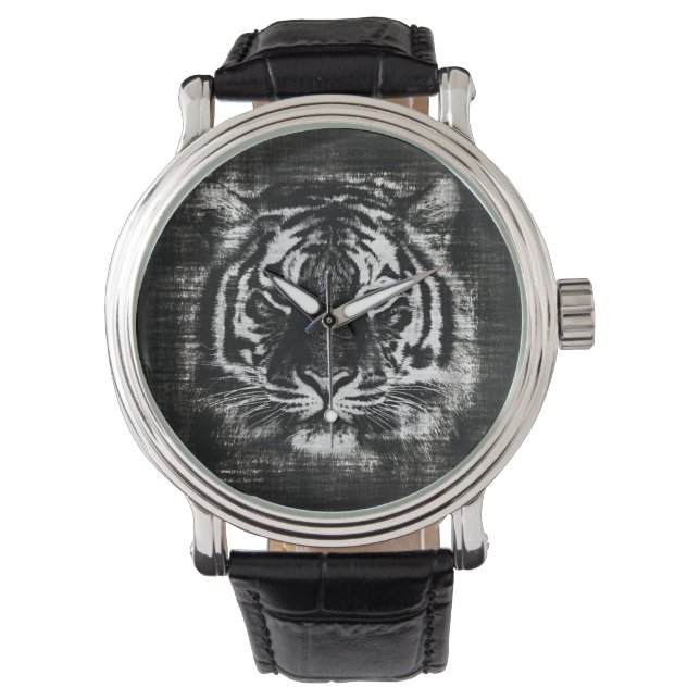 Tiger Face Close-Up 2 Watch (Front)