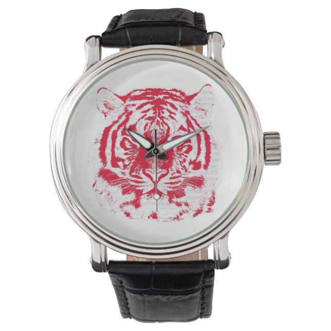 Tiger Face Close-Up 7 Watch (Front)