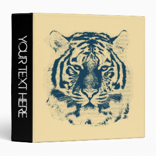 Tiger Face Close-Up   Personalized Binders 2