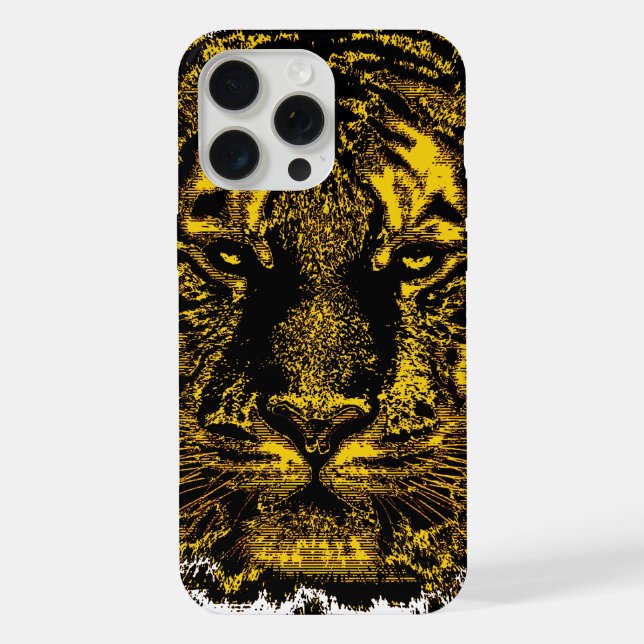Tiger Face iPhone Case (Back)