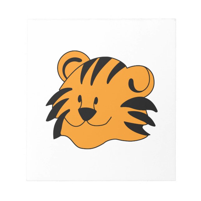 Tiger Face Notepad (Front)