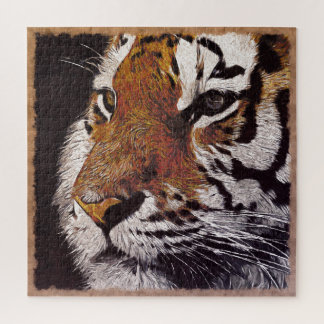Tiger Face Painting Jigsaw Puzzle